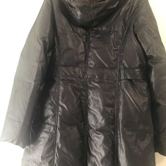 Rudsac collection black shiny winter coat - Picture 7 of 13